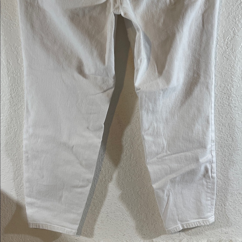 GOOD AMERICAN Good Petite Skinny Skinny White Jeans Size 15 - Picture 7 of 11
